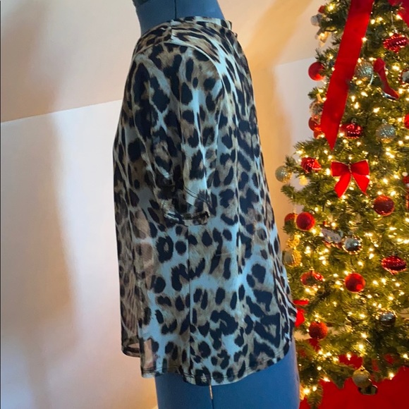 Sheer Leopard Print TShirt - Picture 4 of 5